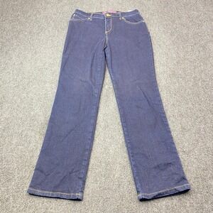 Gloria Vanderbilt Amanda Jeans Women 4P Blue Indigo Tapered High Rise Stretch